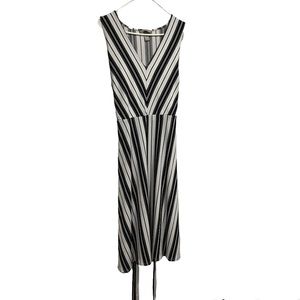 H&M Belted Stripe Dress